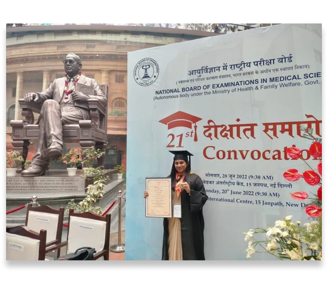 Dr Rithu Sebastian, Gold Medal in DrNB Gastroenterology