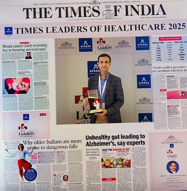 Times of India, Leaders of Healthcare Award 2025