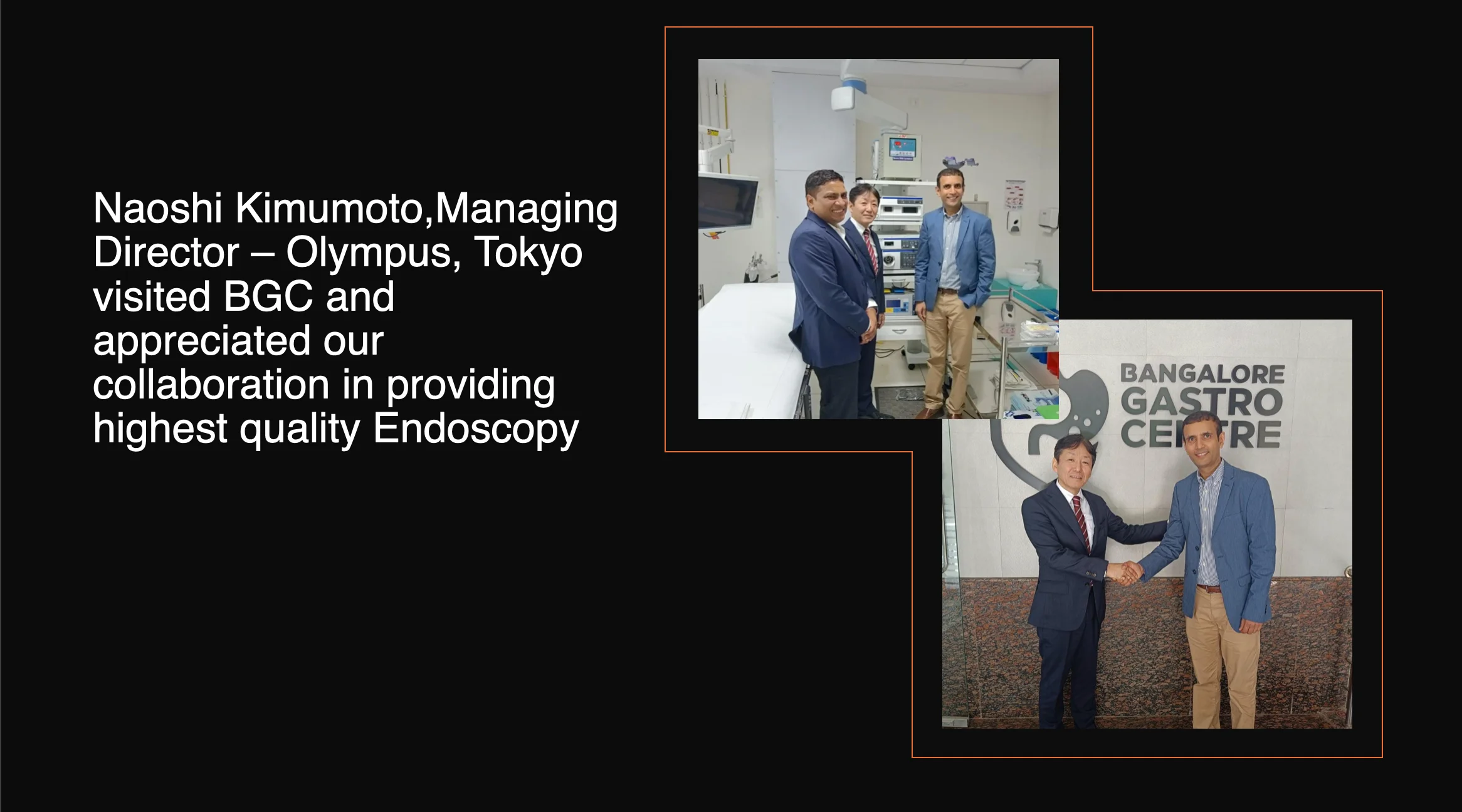 Dr. Yogananda Reddy as Clinical Director, ELHT Hospitals, 2016 Manchester, UK