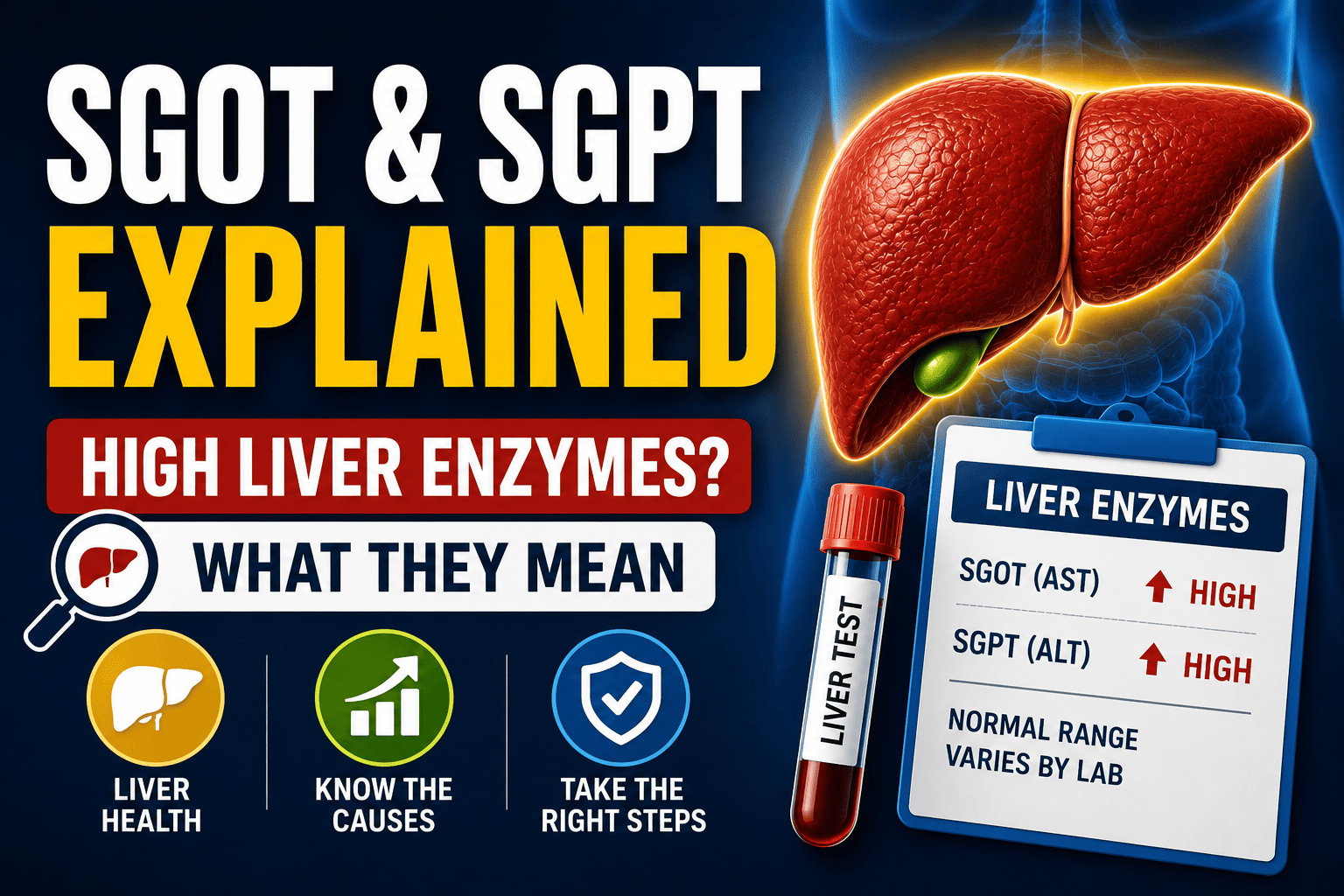 SGOT & SGPT Explained- What High Liver Enzymes Really Mean