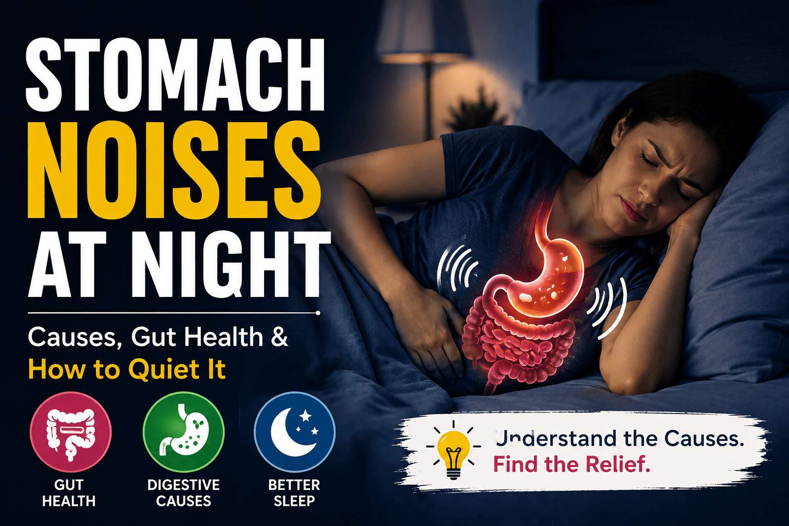 Stomach Noises at Night - Why It Happens & How to Quiet It