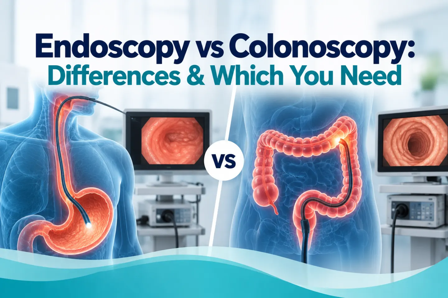 Endoscopy vs Colonoscopy: Differences & Which You Need
